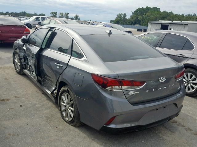 5NPE24AA8JH718706 - 2018 HYUNDAI SONATA ECO CHARCOAL photo 3