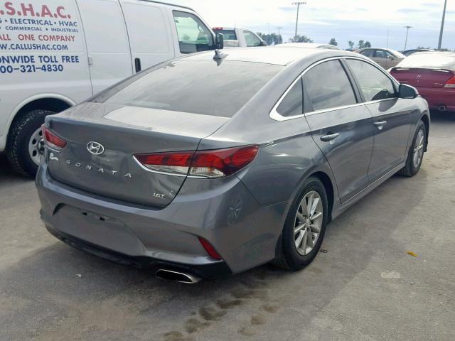 5NPE24AA8JH718706 - 2018 HYUNDAI SONATA ECO CHARCOAL photo 4