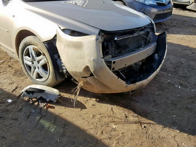 1G1ZG57B684206959 - 2008 CHEVROLET MALIBU LS BROWN photo 9