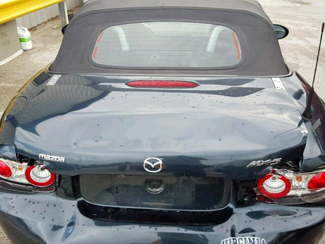 JM1NC25F660114146 - 2006 MAZDA MX-5 MIATA GREEN photo 6