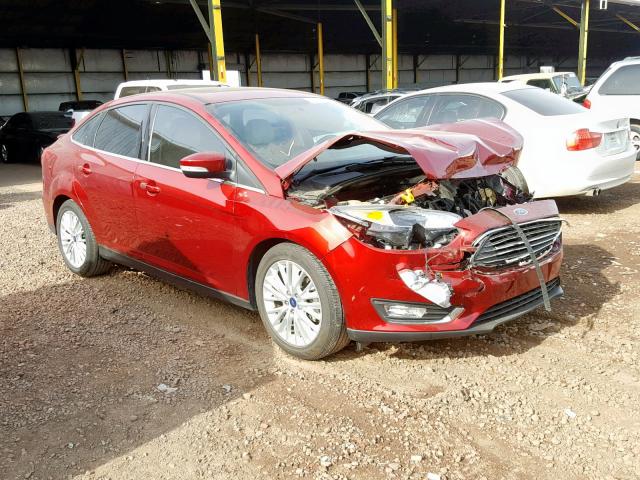 1FADP3J21HL214820 - 2017 FORD FOCUS TITA RED photo 1