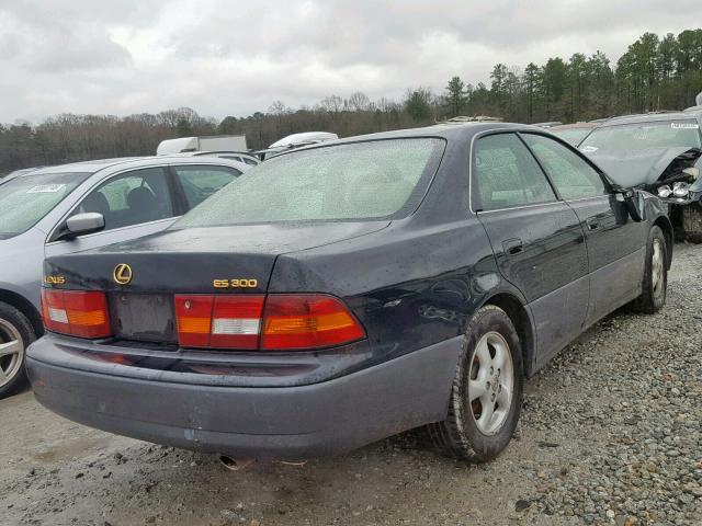 JT8BF22G3V0072104 - 1997 LEXUS ES 300 BLACK photo 4