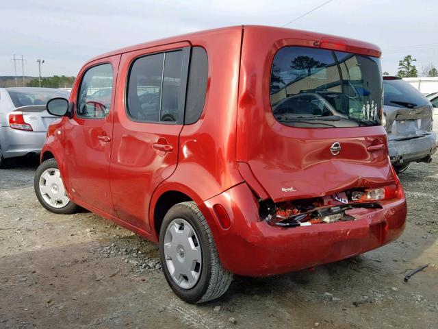 JN8AZ2KR7AT168370 - 2010 NISSAN CUBE BASE RED photo 3