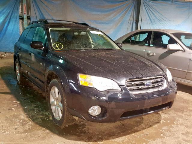 4S4BP61C967328707 - 2006 SUBARU LEGACY OUT BLACK photo 1