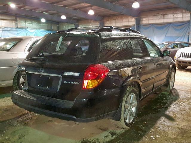 4S4BP61C967328707 - 2006 SUBARU LEGACY OUT BLACK photo 4