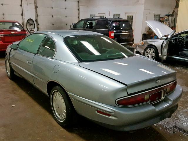 1G4GD22K4S4740106 - 1995 BUICK RIVIERA SILVER photo 3