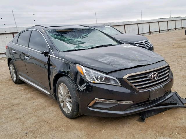 5NPE34AF7FH079315 - 2015 HYUNDAI SONATA SPO BLACK photo 1