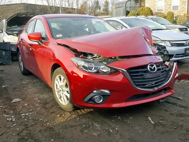 JM1BM1L78E1189042 - 2014 MAZDA 3 TOURING RED photo 1