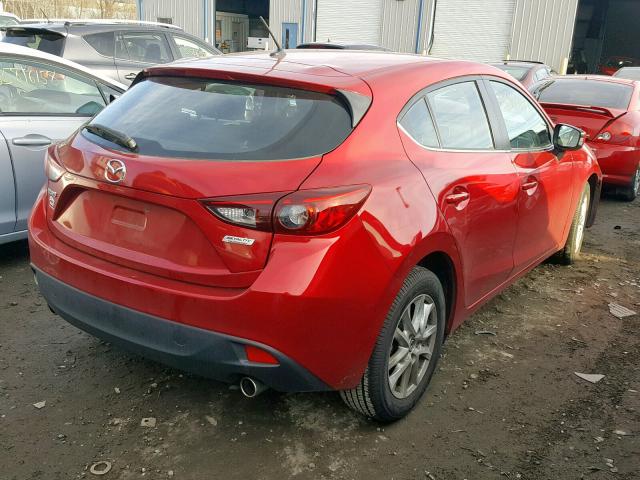 JM1BM1L78E1189042 - 2014 MAZDA 3 TOURING RED photo 4