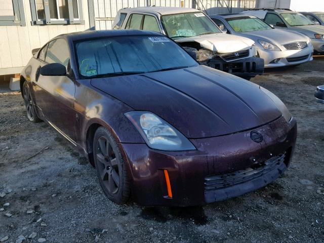 JN1AZ34D83T119980 - 2003 NISSAN 350Z COUPE PURPLE photo 1