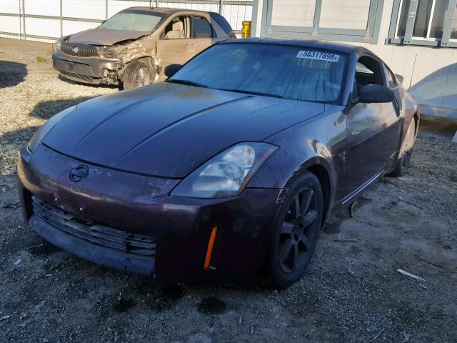 JN1AZ34D83T119980 - 2003 NISSAN 350Z COUPE PURPLE photo 2