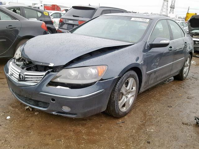 JH4KB16558C004341 - 2008 ACURA RL GRAY photo 2