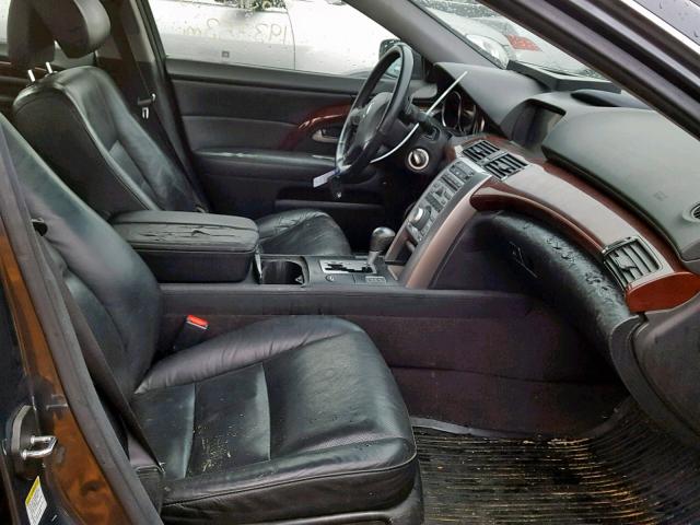 JH4KB16558C004341 - 2008 ACURA RL GRAY photo 5