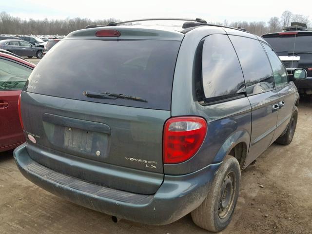 1C4GJ45393B165687 - 2003 CHRYSLER VOYAGER LX GRAY photo 4