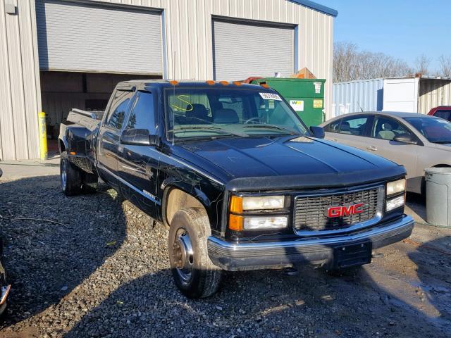 1GTHC33J9YF400485 - 2000 GMC SIERRA C35 BLACK photo 1