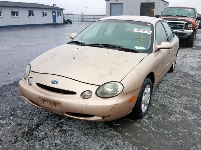 1FALP52U5TG121436 - 1996 FORD TAURUS GL GOLD photo 2