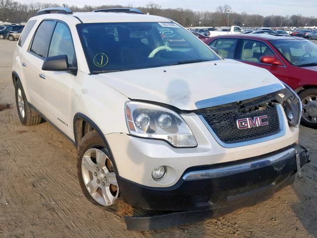 1GKER13748J171869 - 2008 GMC ACADIA SLE WHITE photo 1