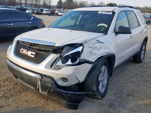 1GKER13748J171869 - 2008 GMC ACADIA SLE WHITE photo 2