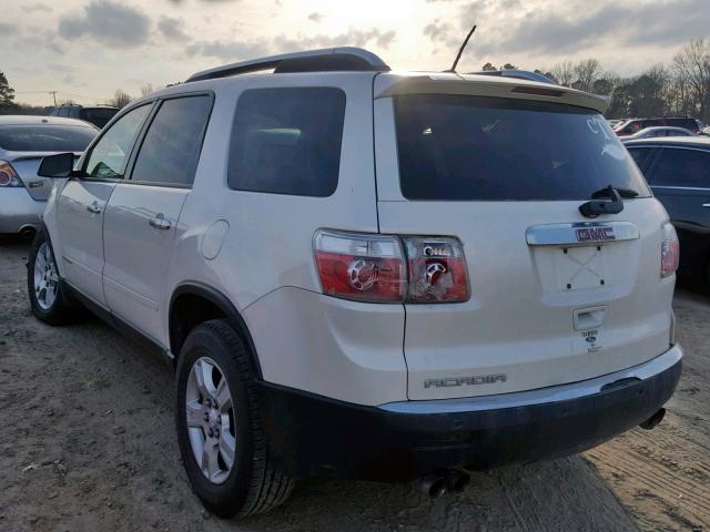 1GKER13748J171869 - 2008 GMC ACADIA SLE WHITE photo 3