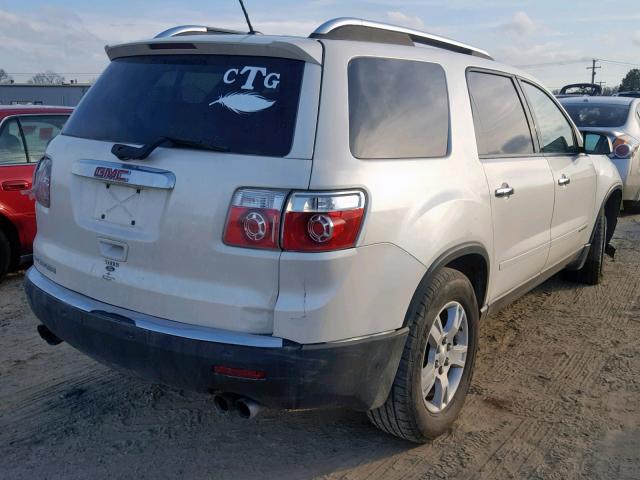 1GKER13748J171869 - 2008 GMC ACADIA SLE WHITE photo 4