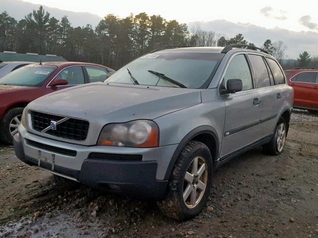 YV1CZ59H341089971 - 2004 VOLVO XC90 SILVER photo 2