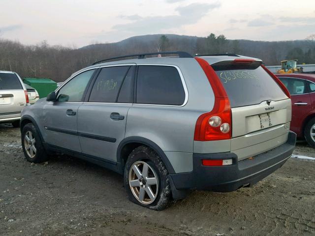 YV1CZ59H341089971 - 2004 VOLVO XC90 SILVER photo 3