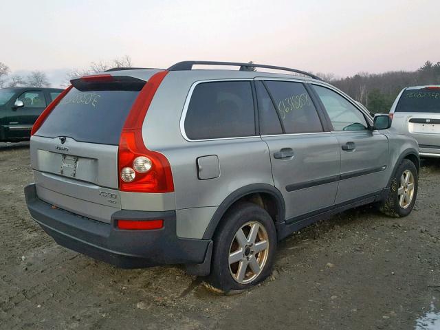 YV1CZ59H341089971 - 2004 VOLVO XC90 SILVER photo 4