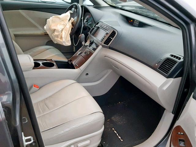 4T3BK11A99U001589 - 2009 TOYOTA VENZA BASE GRAY photo 5