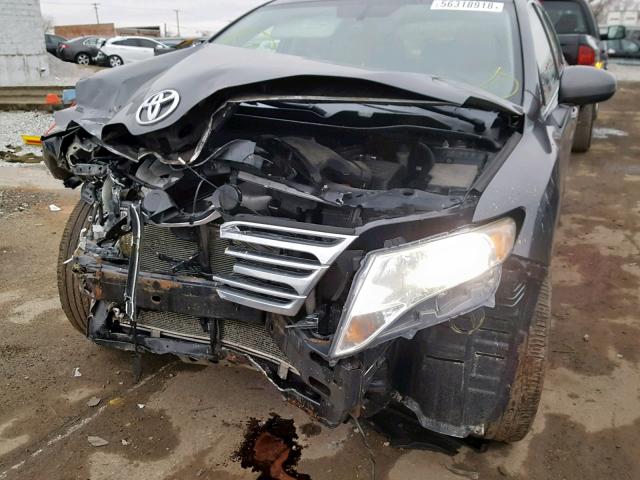 4T3BK11A99U001589 - 2009 TOYOTA VENZA BASE GRAY photo 9