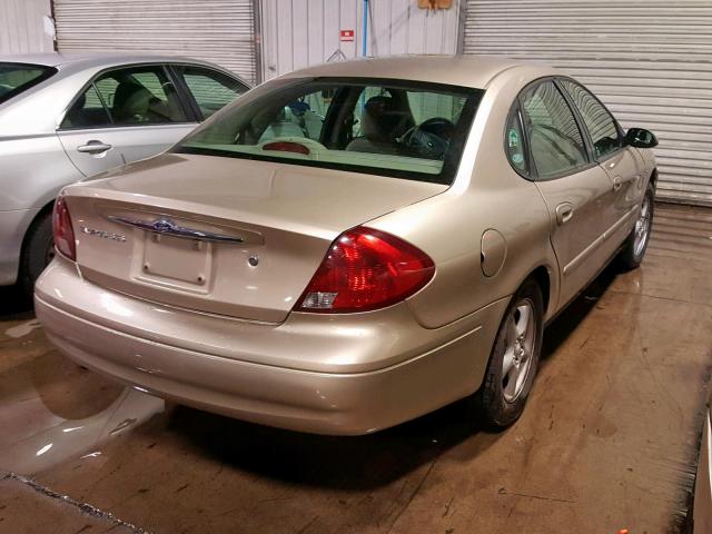 1FAFP55S81G143838 - 2001 FORD TAURUS SES TAN photo 4