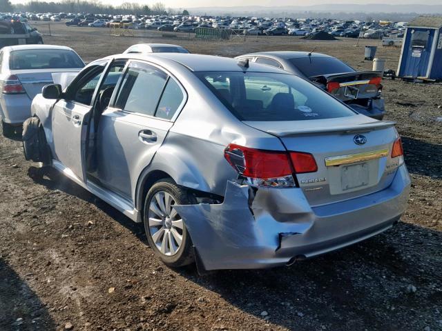 4S3BMDL64C2022421 - 2012 SUBARU LEGACY 3.6 BLUE photo 3