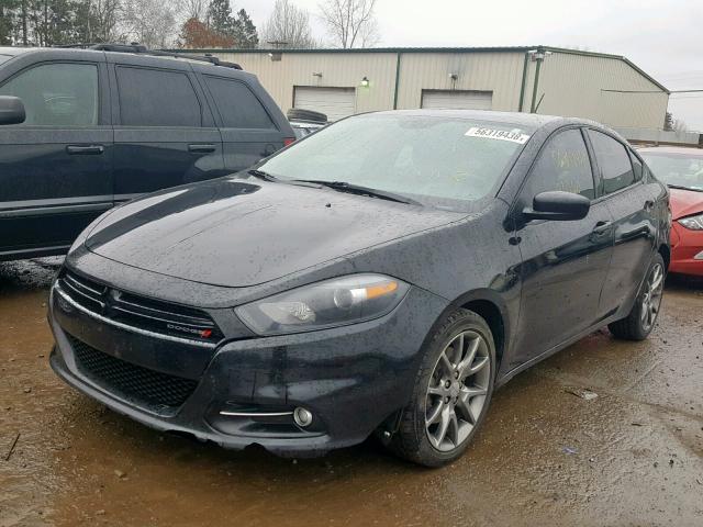 1C3CDFBA4DD317146 - 2013 DODGE DART SXT BLACK photo 2