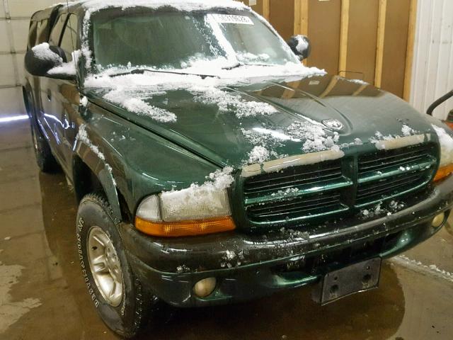 1B7GG22Y8XS170677 - 1999 DODGE DAKOTA GREEN photo 1