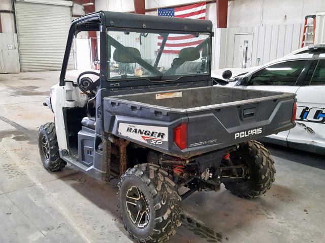 4XAUH9EA4EB166377 - 2014 POLARIS RANGER 900 WHITE photo 3