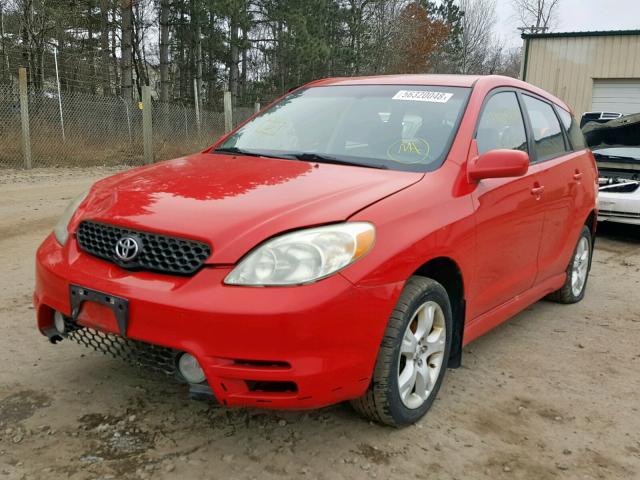 2T1LR32EX4C183514 - 2004 TOYOTA COROLLA MA RED photo 2