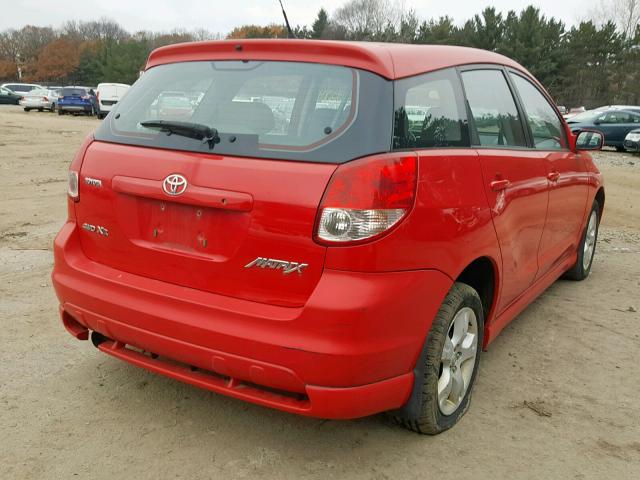 2T1LR32EX4C183514 - 2004 TOYOTA COROLLA MA RED photo 4