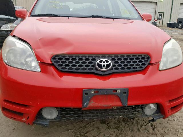 2T1LR32EX4C183514 - 2004 TOYOTA COROLLA MA RED photo 9