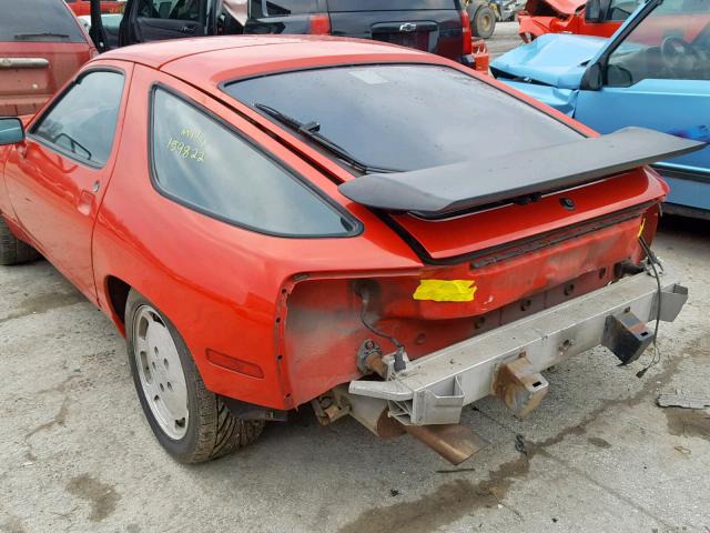 WP0JB0921HS860749 - 1987 PORSCHE 928 S RED photo 9