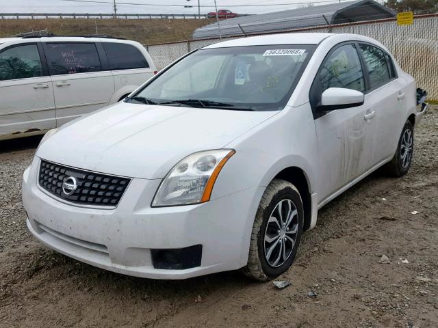 3N1AB61E57L698861 - 2007 NISSAN SENTRA 2.0 WHITE photo 2