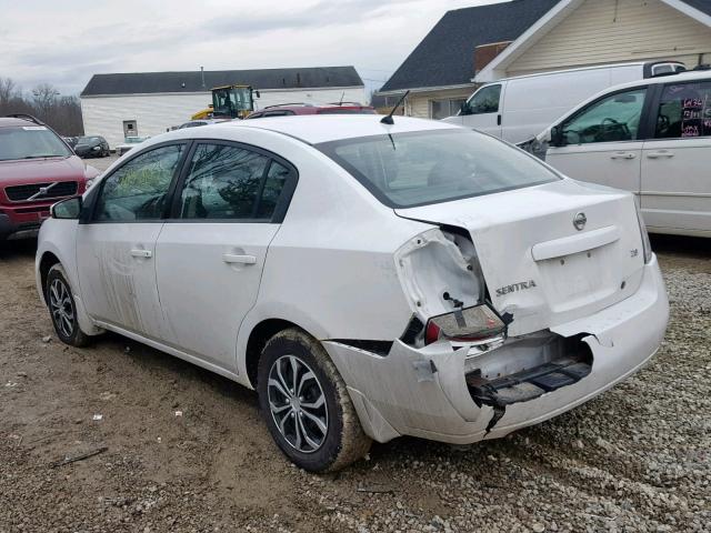 3N1AB61E57L698861 - 2007 NISSAN SENTRA 2.0 WHITE photo 3