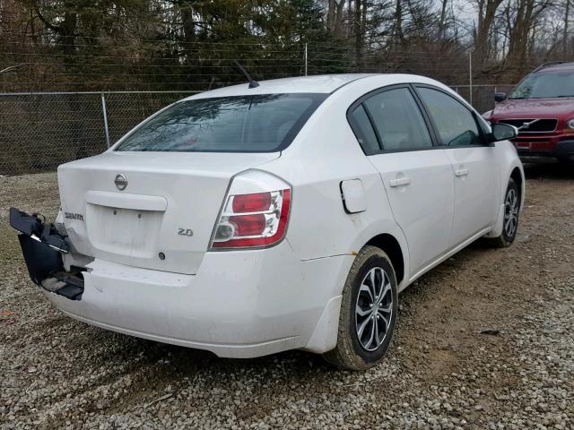 3N1AB61E57L698861 - 2007 NISSAN SENTRA 2.0 WHITE photo 4