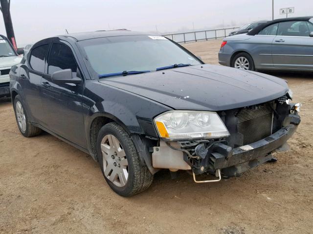 1B3BD4FB4BN546465 - 2011 DODGE AVENGER EX BLACK photo 1