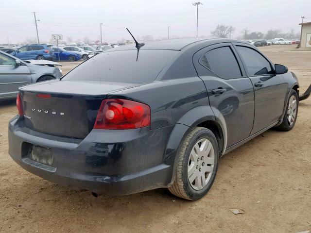 1B3BD4FB4BN546465 - 2011 DODGE AVENGER EX BLACK photo 4