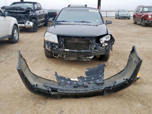 1B3BD4FB4BN546465 - 2011 DODGE AVENGER EX BLACK photo 9