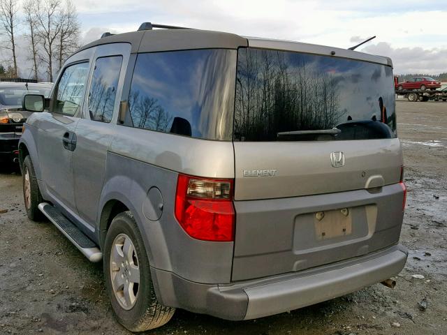 5J6YH28513L044724 - 2003 HONDA ELEMENT EX SILVER photo 3