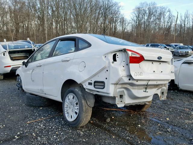 3FADP4AJ3EM128514 - 2014 FORD FIESTA S WHITE photo 3