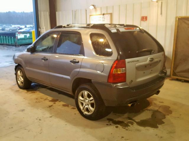 KNDJE723767182060 - 2006 KIA NEW SPORTA GRAY photo 3