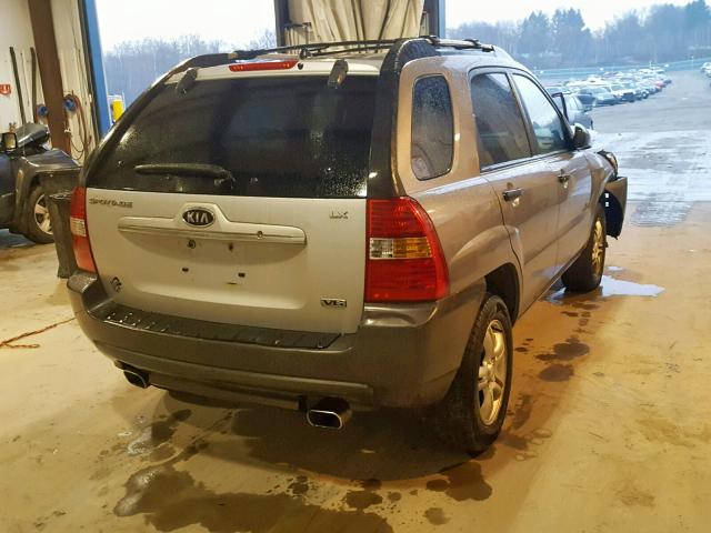 KNDJE723767182060 - 2006 KIA NEW SPORTA GRAY photo 4