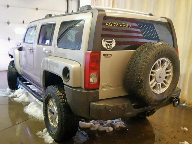 5GTDN136468133369 - 2006 HUMMER H3 TAN photo 3