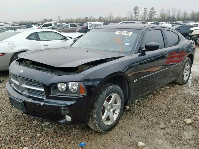 2B3CA3CV8AH185805 - 2010 DODGE CHARGER SX BLUE photo 2